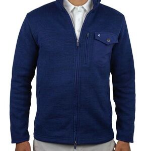 CRIQUET SWEATER FLEECE JACKET Full-Zip Fleece Jacket with Chest Pocket Golf